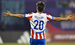 Pedro Villalba of Paraguay celebrates after scoring a goal during the FIFA U-17 World Cup...
