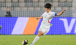 Ri R. Jin A (Defender) of Korea DPR U-17 is in action during the FIFA U17 Women's World Cu...