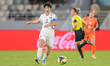 Ri R. Jin A (Defender) of Korea DPR U-17 is in action during the FIFA U17 Women's World Cu...