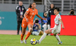 Van der Linden N. (Defender) of Netherlands U-17 is in action during the FIFA U17 Women's...