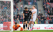 Mateusz Kuchta, Diogo Brasido, and Julian Lelieveld play during the game between Wisla Kra...