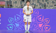 Yu Y. Jong Hyang, the forward of Korea DPR U-17, receives the Gold Ball Award at the FIFA...
