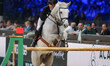 Simon Delestre from France rides Gatsby du Tillard during the CSI5*-W Grand Prix 5, barrag...