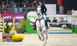 Armando Trapote from Spain rides Caept Hook during the CSI5*-W Grand Prix 5, barrage categ...