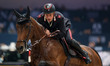 Emanuele Gaudiano from Italy rides Nikolaj de Music during the CSI5*-W Grand Prix 5, barra...