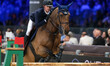 Ben Maher from Great Britain rides Enjeu de Grisien during the CSI5*-W Grand Prix 5, barra...