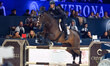 Andrea Calabro, from Italy, rides Galileo della Caccia and is in action during the CSI5*-W...