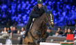 Andrea Calabro, from Italy, rides Galileo della Caccia and is in action during the CSI5*-W...