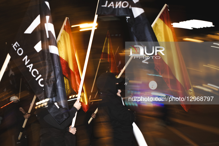 Tension In Madrid As Far-right Núcleo Nacional March Marked By Fascist Chants And Police Clashes