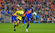 Cincinnati midfielder, Samuel Gidi (11), is seen during the Audi 2025 MLS Cup Playoffs Gam...