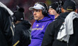 Washington Huskies head coach Jedd Fisch is present during a college football game between...