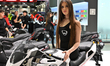 Models participate during The EICMA, or 'Esposizione Internazionale Ciclo Motociclo e Acce...
