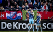 AFC Ajax Amsterdam forward Wout Weghorst plays during the match between FC Utrecht and AFC...