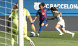 Vicky Lopez plays during the Liga F Moeve match between FC Barcelona and Deportivo Abanca...