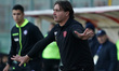 Giovanni Tedesco, head coach of AC Perugia Calcio, gestures during the League Pro Champion...