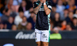 Antony Matheus dos Santos of Real Betis Balompie reacts during the LaLiga EA Sports match...