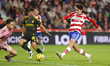 Pedro Aleman of Granada CF scores the second goal for his team during the LaLiga Hypermoti...