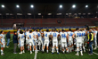 Italy faces Canada in the Gridiron Nations Championships held at the Velodromo Vigorelli i...