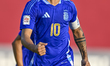 Uriel Ojeda of Argentina celebrates after scoring a goal during the FIFA U-17 World Cup Qa...
