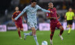 Arthur Atta of Udinese Calcio and Wesley of A.S. Roma are in action during the 11th day of...