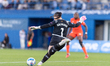 Romane Salvador plays for RCD Espanyol during the Liga F Moeve Women week 10 match between...