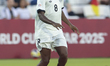 Jeremiah Mensah of Germany is in action during the FIFA U-17 World Cup Qatar 2025 Group G...