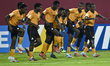 Players of Zambia celebrate after scoring a goal during the FIFA U-17 World Cup Qatar 2025...