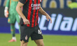 Matteo Gabbia of AC Milan plays the ball during the Parma Calcio vs AC Milan, 11th Serie A...