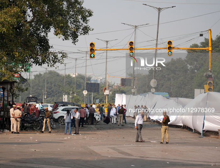 Indian Police And Agencies Investigate Delhi Car Blast 