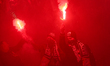In Warsaw, Poland, on November 11, 2025, participants in the independence march under the...