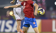 Cooper Sanchez of the United States and Jan Jakub Janega of Czechia are in action during t...