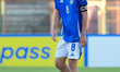 Emanuele Sala of Italy plays during the qualifying match for the European Under-19 Champio...