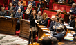 Amelie de Montchalin, Minister of Action and Public Accounts, speaks during the session of...