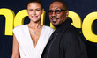 Australian actress Paige Butcher and her husband, American actor, singer, and comedian Edd...