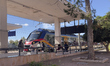 In Trinitapoli, Italy, on November 12, 2025, a Trenitalia regional train arrives at Trinit...