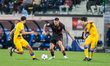 Rey Manaj of Albania is in action during the 2026 FIFA World Cup European Qualifying match...