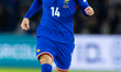 Rayan Cherki of France plays during the 2026 World Cup qualifiers Europe zone group D foot...