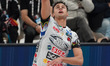Crosato Federico of Sir Susa Scai Perugia is in action during the Super League Championshi...