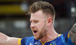 Zaytsev Ivan of MA Acqua S.Bernardo Cuneo reacts during the Super League Championship Cred...