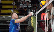 Zaytsev Ivan of MA Acqua S.Bernardo Cuneo is in action during the Super League Championshi...