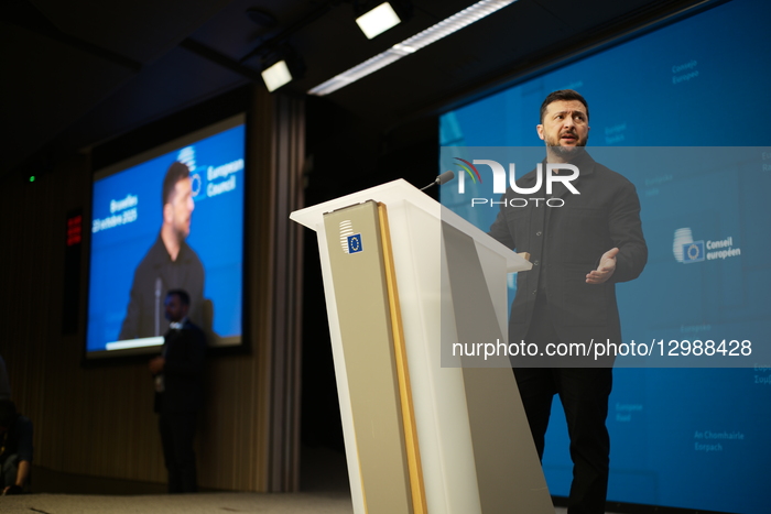 European Council With Volodymyr Zelensky 