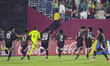 Mexico players celebrate after winning a penalty shootout in their FIFA U-17 World Cup Qat...