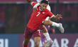 Koloto Giacomo of Switzerland and Mohanad Elshamy of Egypt are in action during the FIFA U...