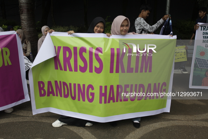 Climate Strike In Bandung, Indonesia