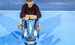 Jannik Sinner of Italy holds the trophy in the Final Men's Singles Round match against Car...