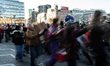 People take part in The People's Climate March Copenhagen organized by The Green Youth Mov...