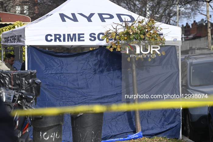 NYPD Police Officer Wounded And Suspect Dead As Police Investigated A Homicide On Thomas S Boyland Street