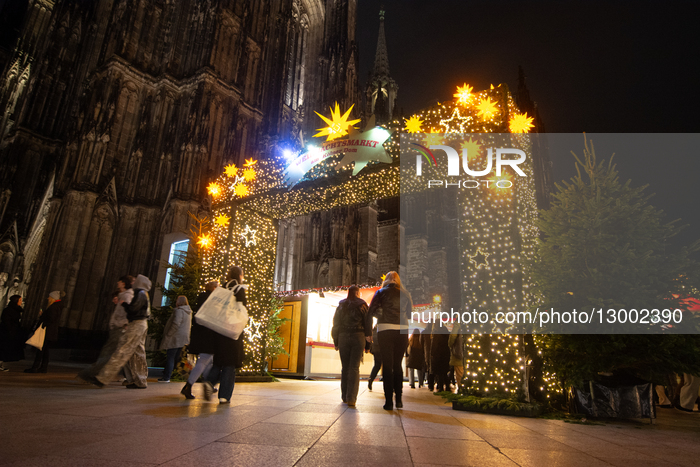 Christmas Atmsophere In Cologne