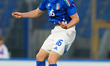 Matteo Mantini of Italy plays during the qualifying match for the European Under-19 Champi...