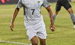 Shekh Morsalin of Bangladesh celebrates after scoring a goal during the third round of the...
